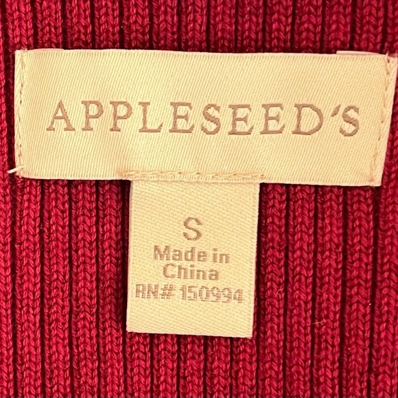 Appleseed’s Maroon Wine Quilted Front Jacket. Size Small. - Picture 12 of 13